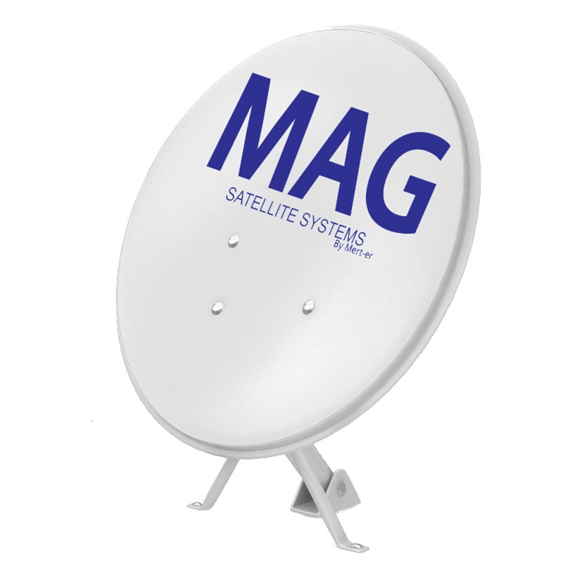 80 Cm Ofset Çanak Anten (büyük Mount) 5 Li Paket Mag (4172)