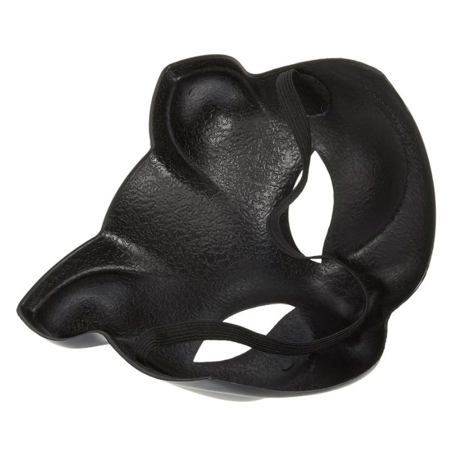 Siyah Renk Lüks Kedi Maskesi 12x13 Cm (4172)