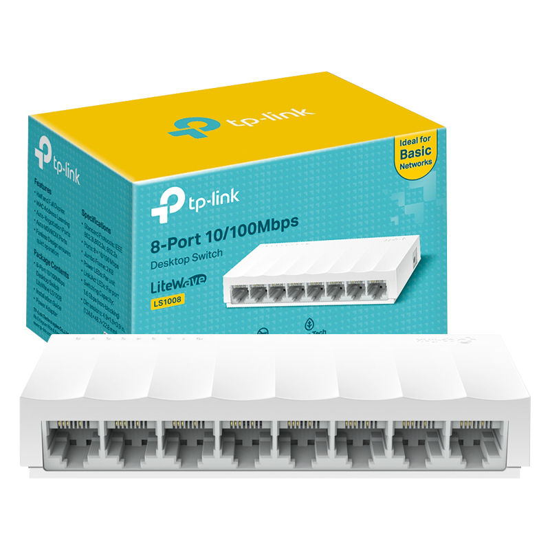 8 Port 10/100 Mbps Ethernet Swıtch Ls1008 (4172)
