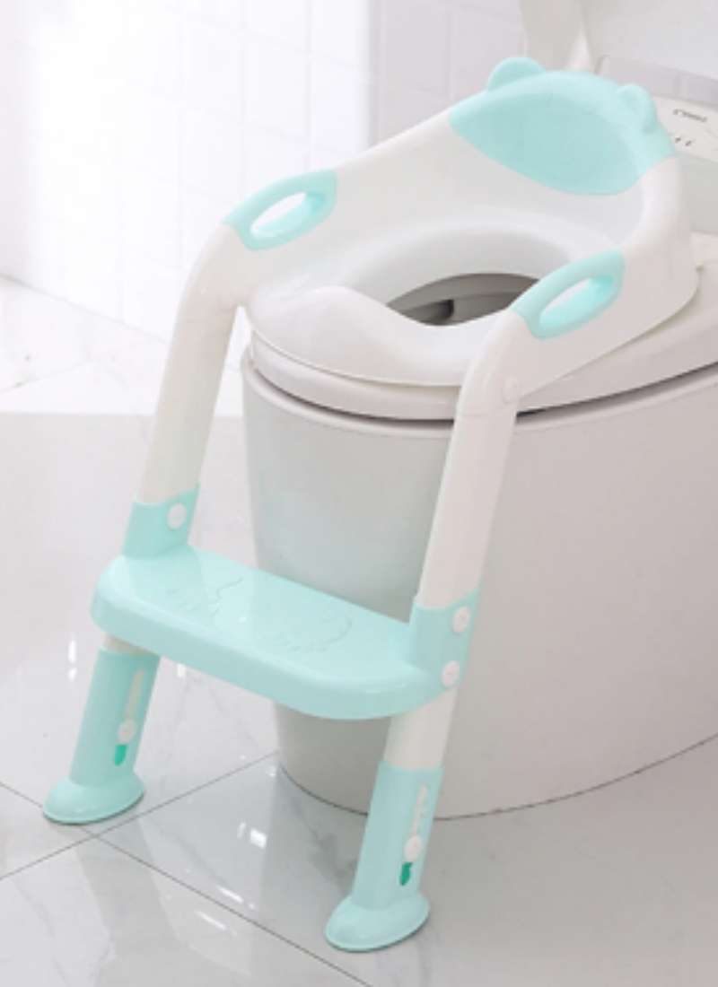 Softy Merdivenli Tuvalet Adaptörü - Çocuğunuz İçin Güvenli Ve Konforlu Tuvalet Eğitimi Mavi (Lisinya)