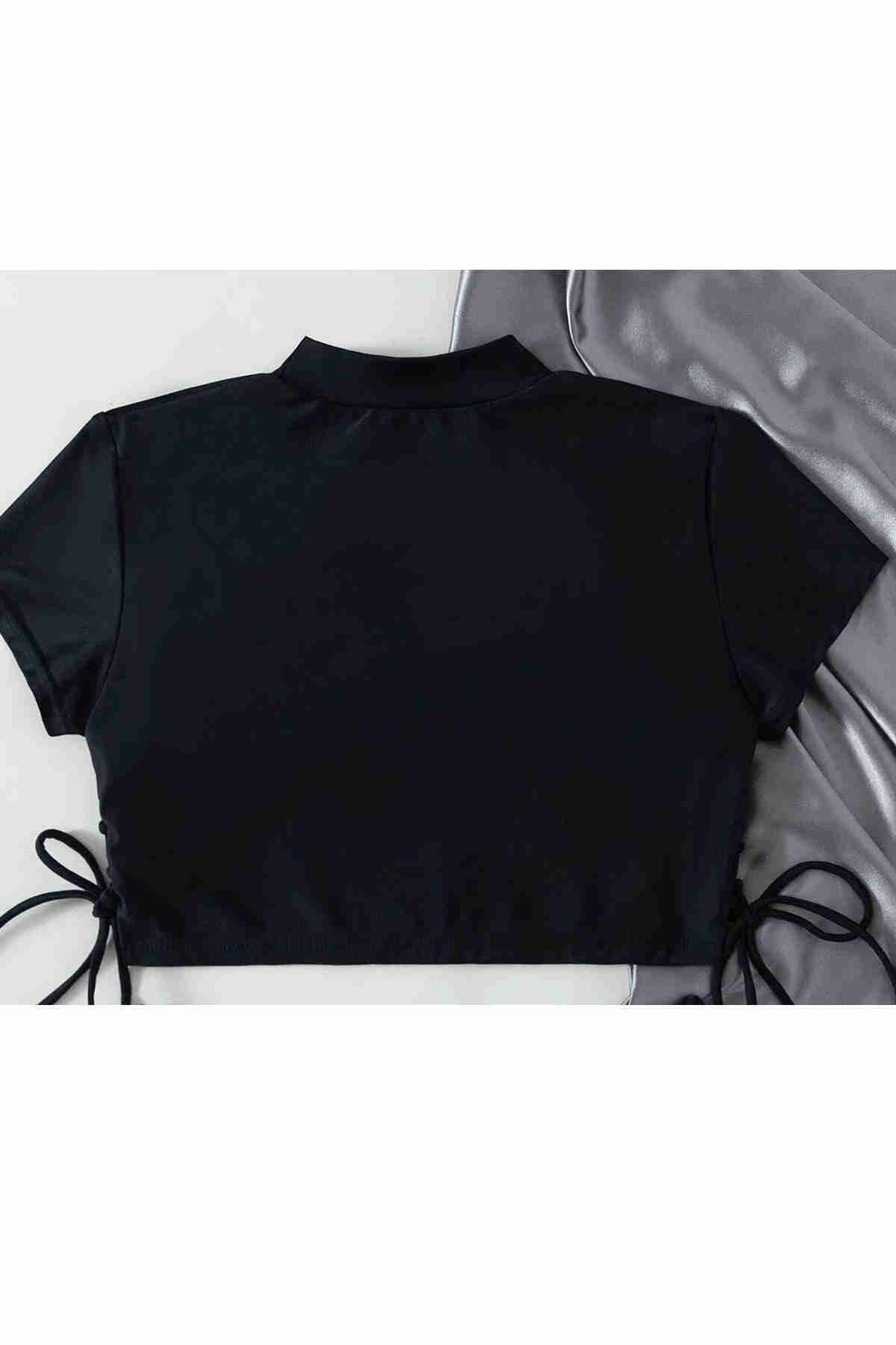 Özel Tasarım Bikini Üstü Siyah (Lisinya)