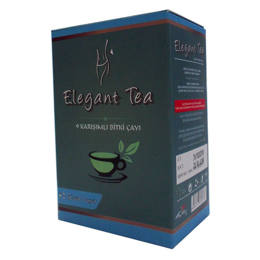 Lisinya214 Elegant Tea 9lu Form Bitkisel Çay 42 Süzen Poşet