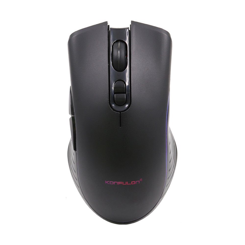 Lisinya192 Re10 Rgb Işıklı Şarjlı 4800 Dpı Kablosuz Mouse - Ürün Rengi : Siyah