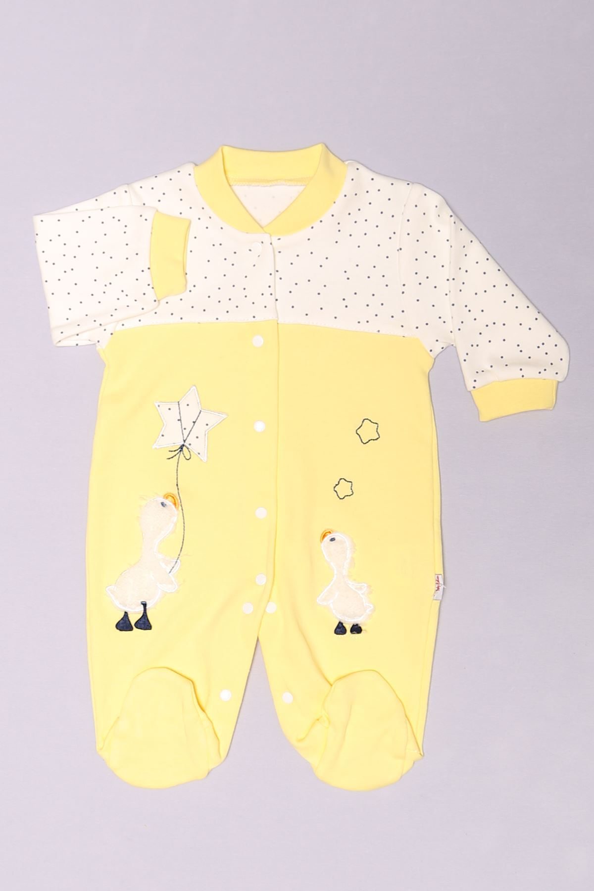 Lisinya275 1-6 Aylık Bebek Tulum Sarı