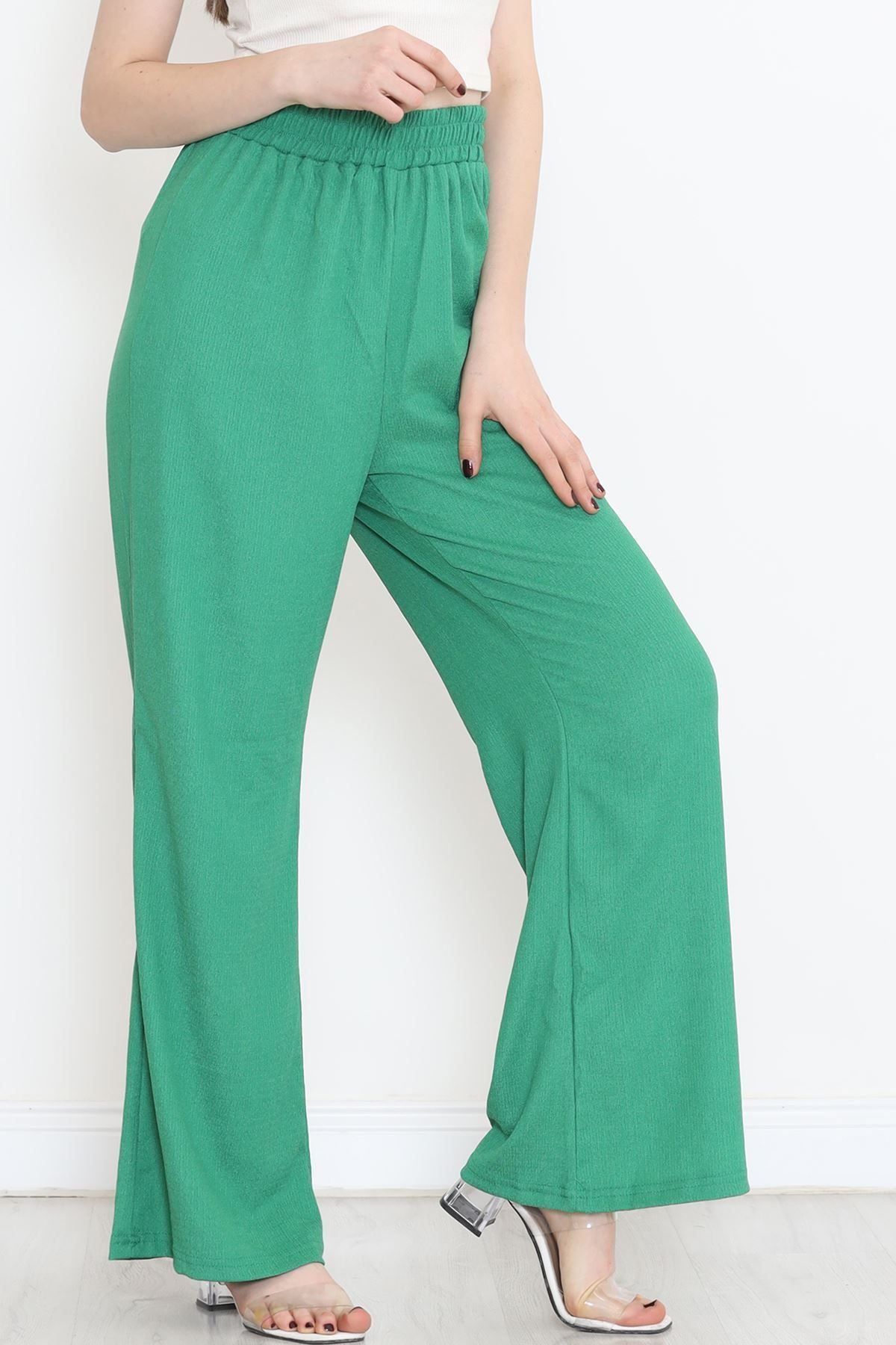 Lisinya275 Bürümcük Pantolon Yeşil