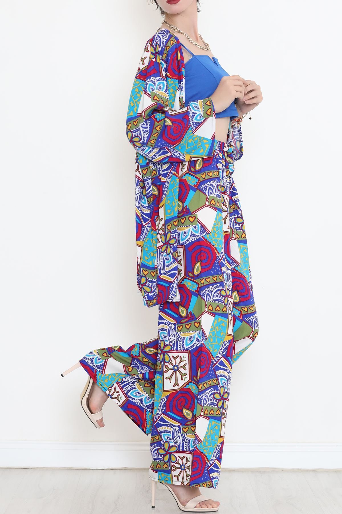 Lisinya275 Kimono Takım Maviyeşil