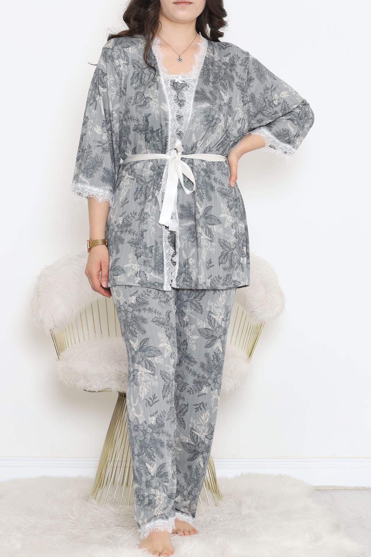 Lisinya275 Battal Pegasus Set Pijama Takımı Suyeşili