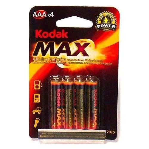 Lisinya193 Kodak Max Süper Alkalin İnce Kalem Pil 4lü AAA
