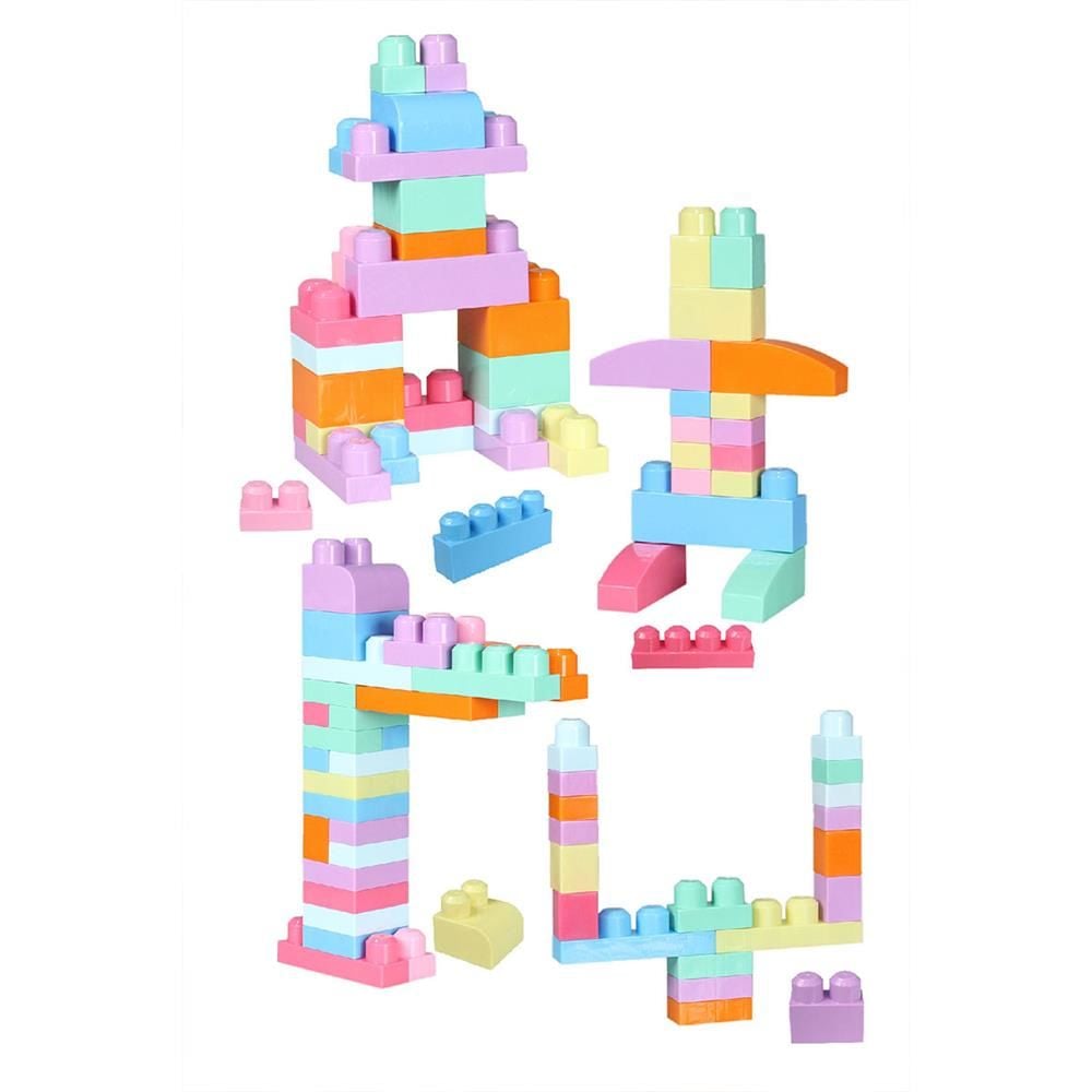 Lisinya193 2946 Play Blox Pastel Blok Yapı Oyuncakları 83 Parça ,Saklama Çantalı ,1 Yaş ve Üzeri