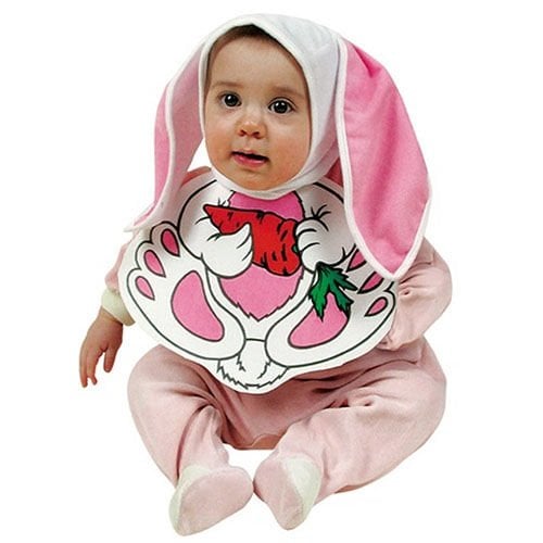 Lisinya193 Bebek Boy Tavşan Şapkası  Önlük Seti