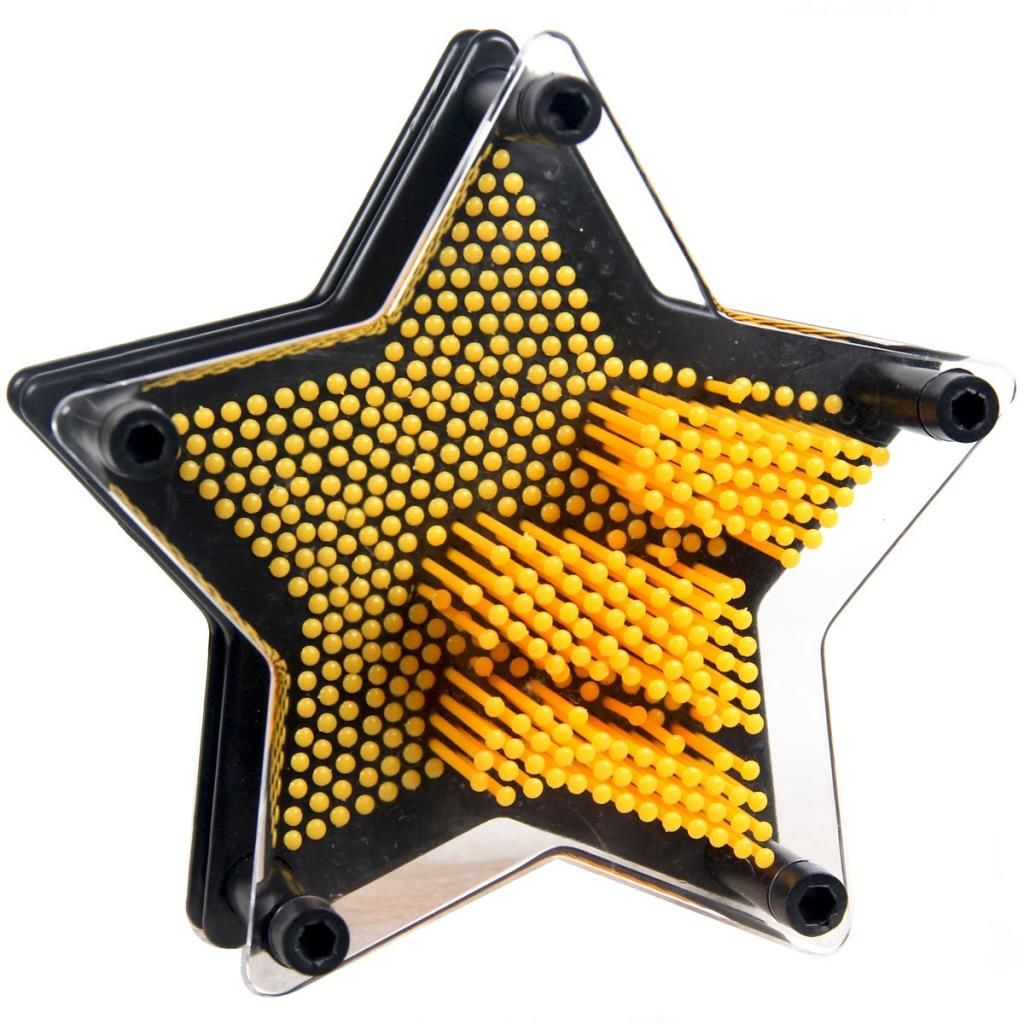 Lisinya193 Nessiworld Pinart 3D Yıldız Çivili Tablo 13,5 cm
