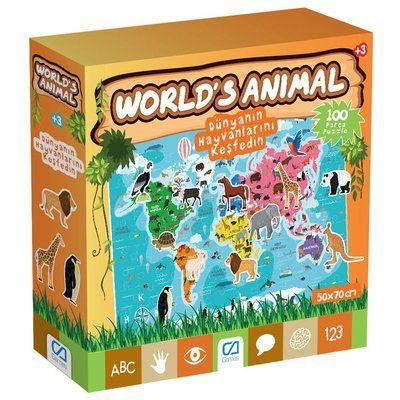 Lisinya193  World's Animal 100 Parça Puzzle 5152