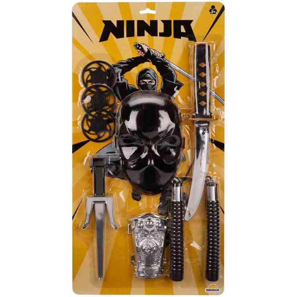 Lisinya193 Nessiworld Ninja Maskeli Savaşçı Seti 8 Parça