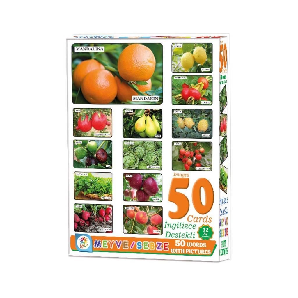 Lisinya193 Nessiworld Resimlerle 50 Meyve Sebze İngilizce Destekli