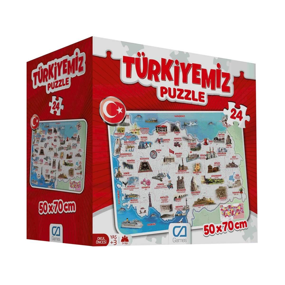 Lisinya193  Türkiyemiz Puzzle 24 Parça 5079