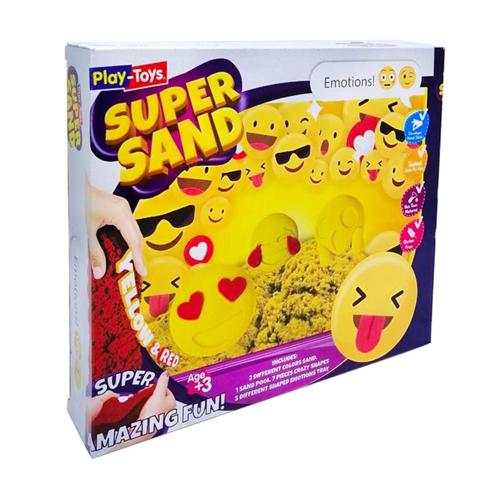 Lisinya193 Play-Toys Emoji Oyun Kumu Süper Sand Seti