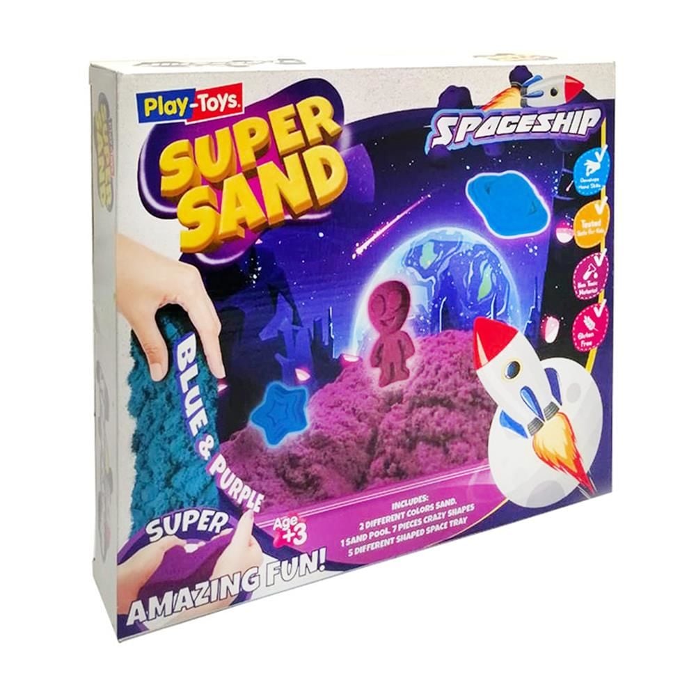 Lisinya193 Play-toys Uzay Macerası Oyun Kumu Super Sand