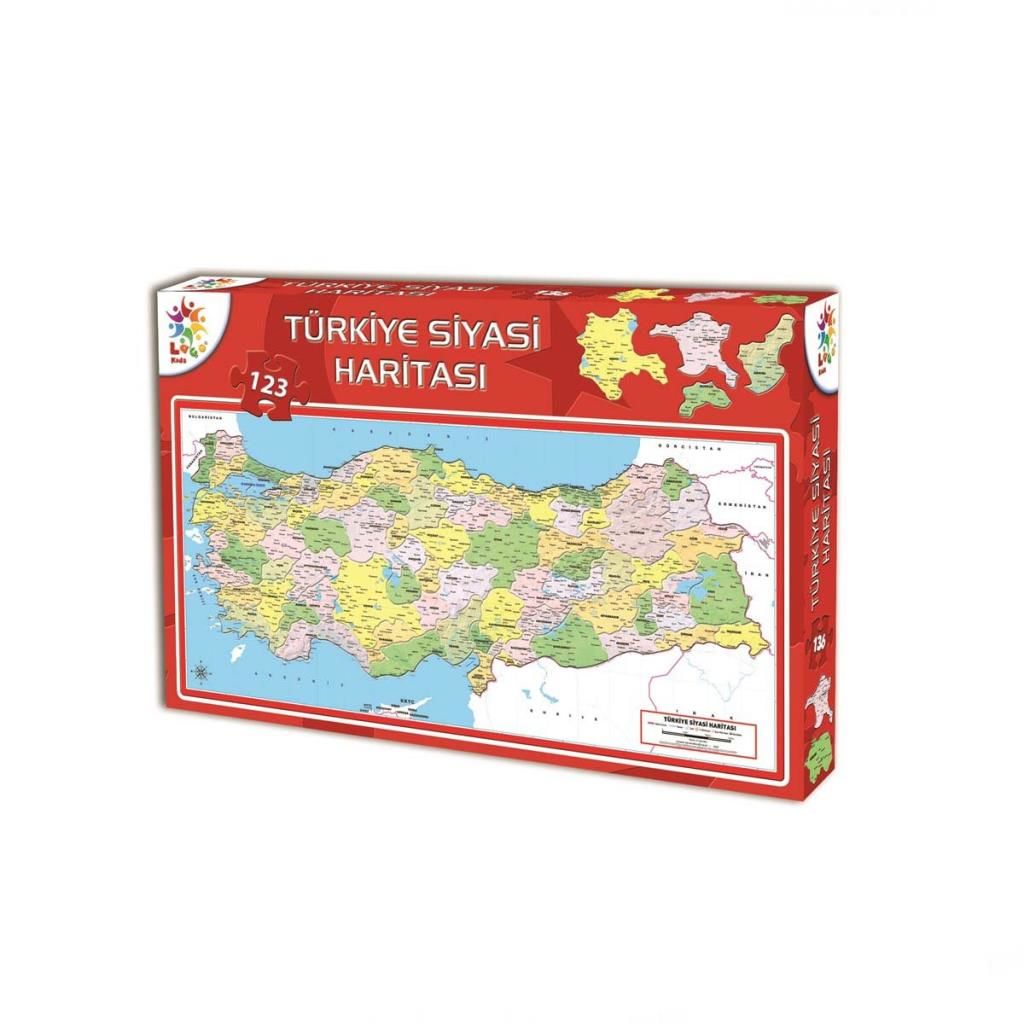 Lisinya193 Nessiworld Türkiye Siyasi Haritası Puzzle