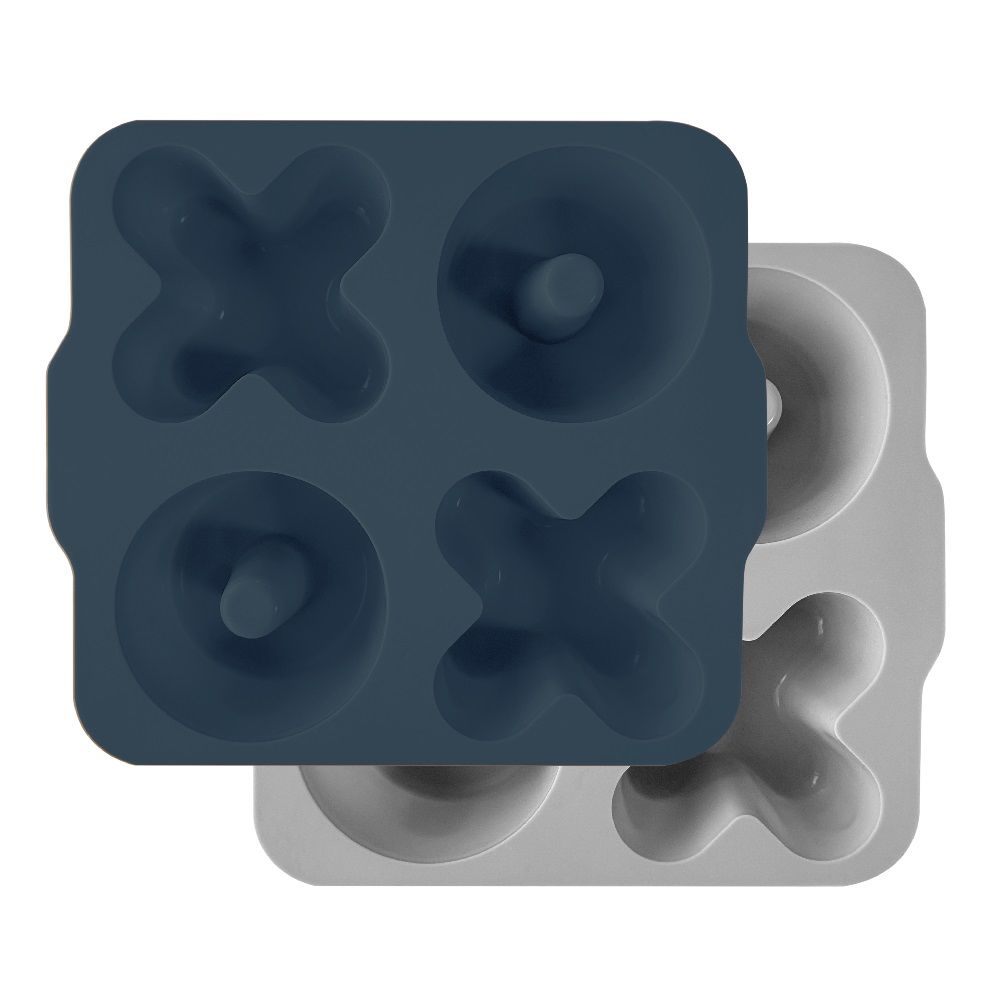 Lisinya193 OiOi XOXO Silikon Kek Kalıbı Deep Blue / Powder Grey