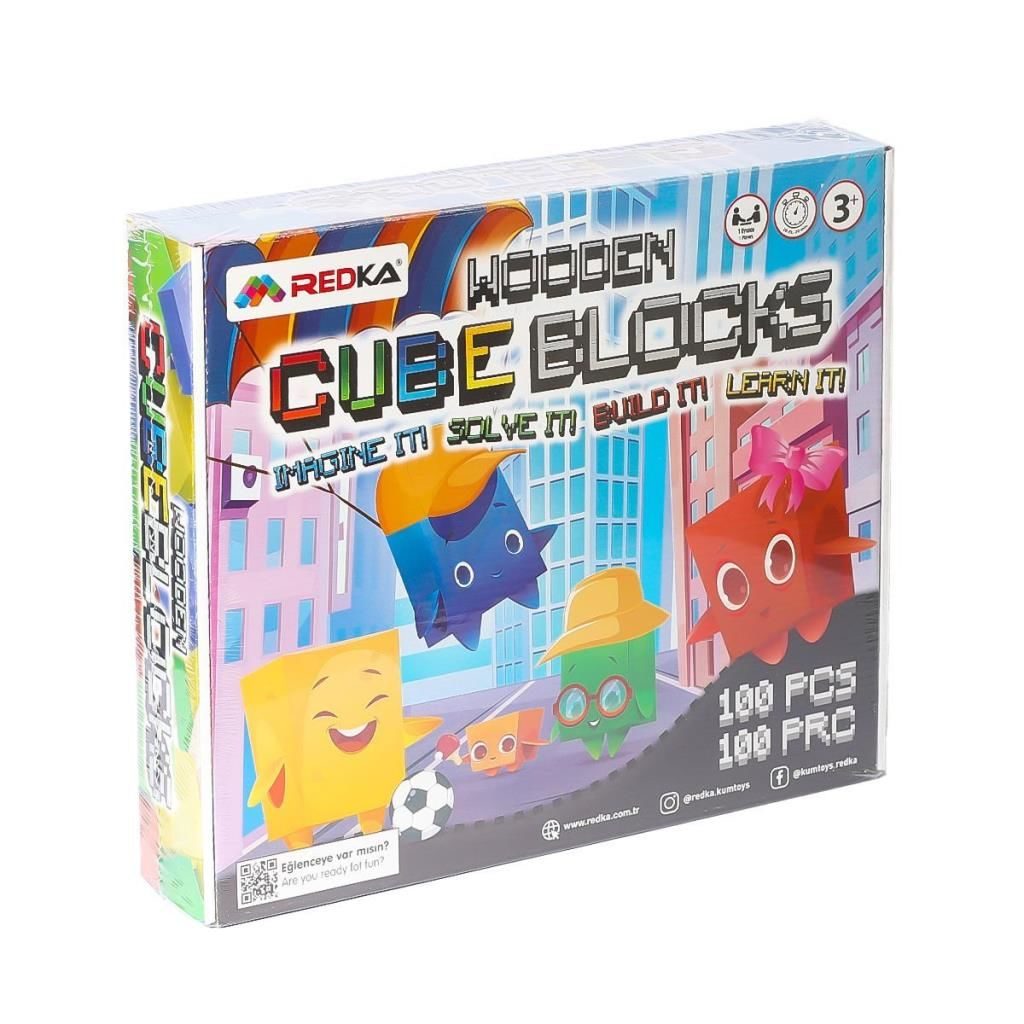 Lisinya193 5642 Wooden Cubes Blocks -