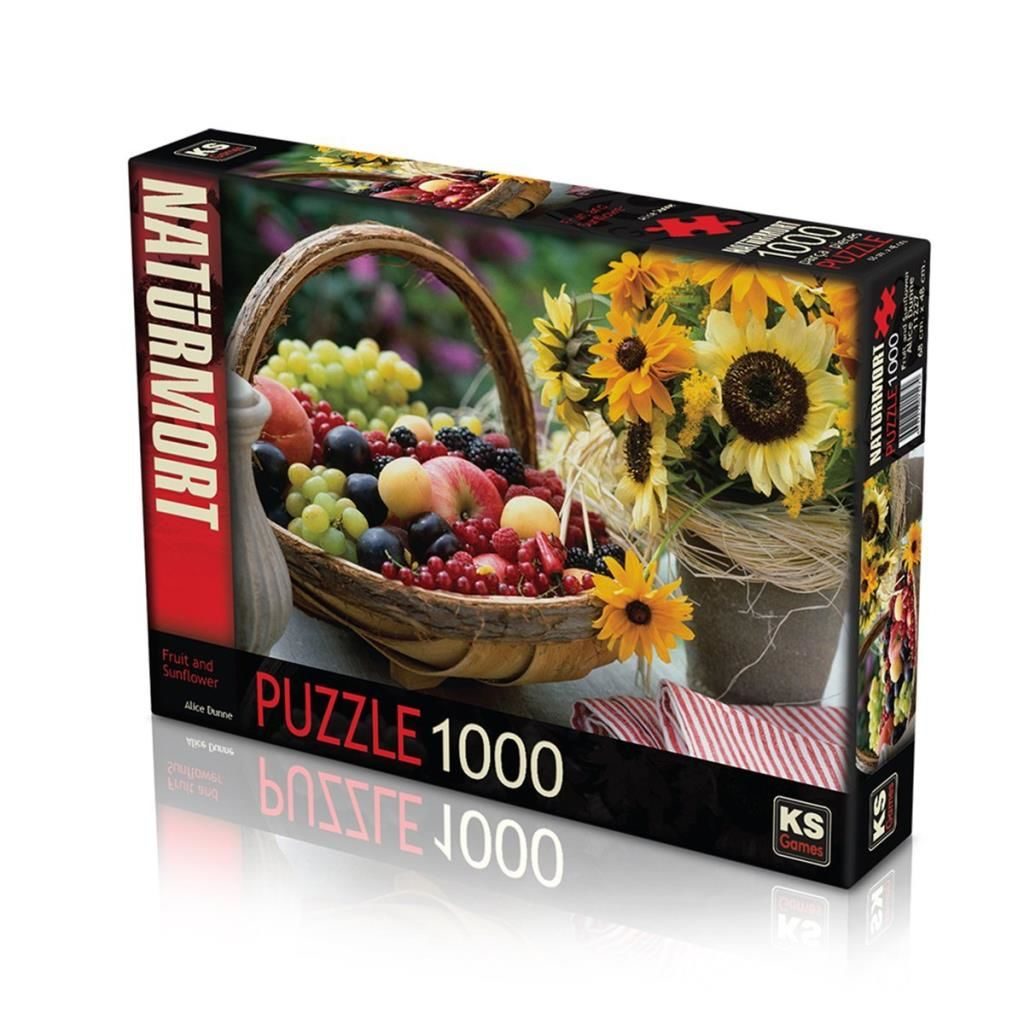 Lisinya193 11227 Meyve ve Ayçiçeği 1000 Parça Puzzle -KS Puzzle
