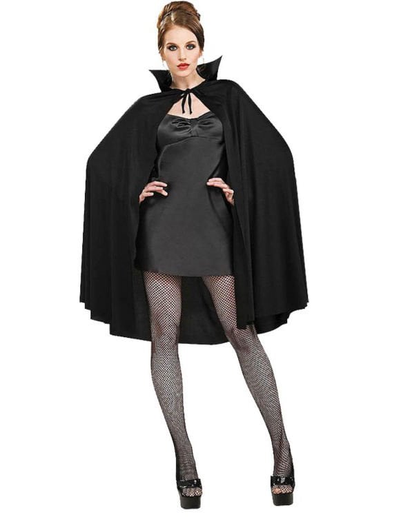 Lisinya193 Siyah Renk Yakalı Halloween Pelerini 90 cm