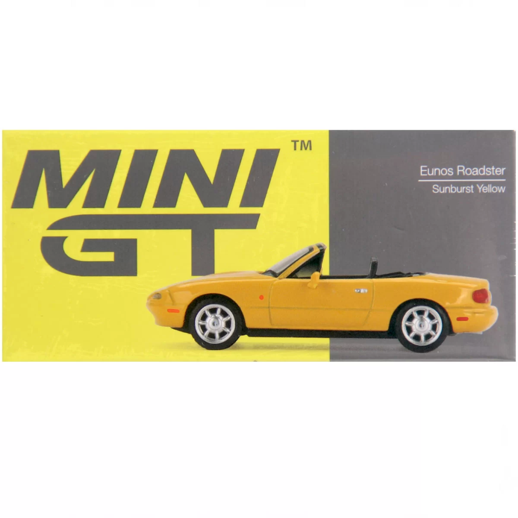 Lisinya193 Nessiworld Mini GT 1:64 Eunos Roadster Sunburst Yellow