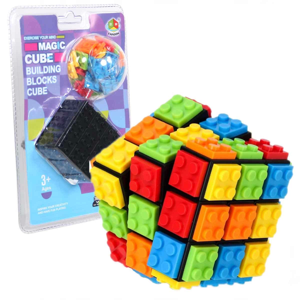 Lisinya193 Nessiworld Magic Cube Lego Parçalı Eğitici Sabır Küpü