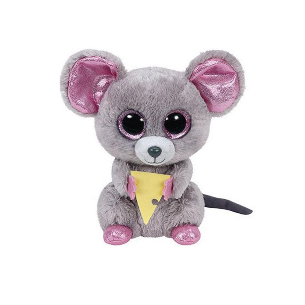 Lisinya193 TY36192 Peluş Squeaker  Mouse With Cheese Reg