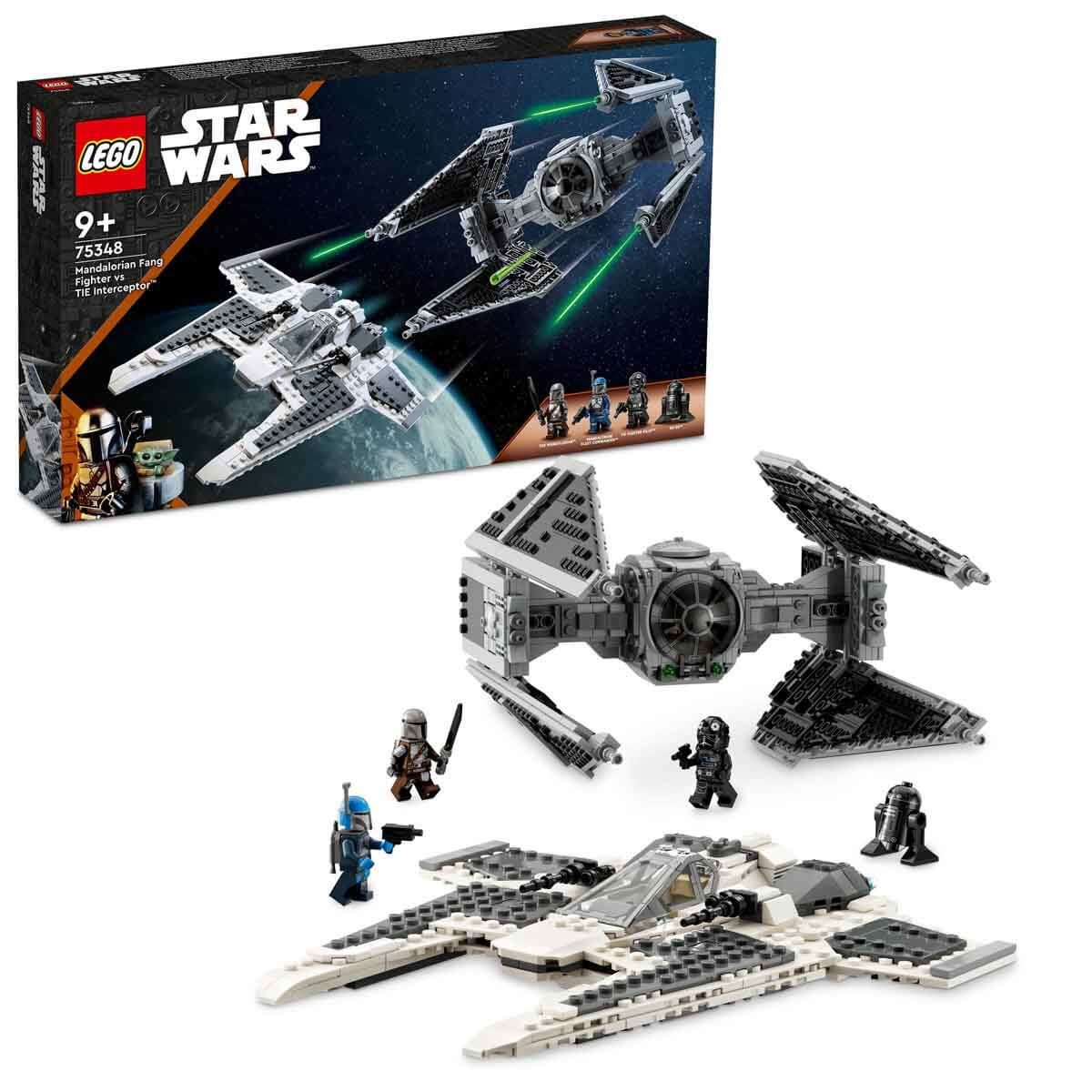 Lisinya193 Lego Star Wars Mandalorian Fang Fighter Tıe Interceptor'a Karşı 75348