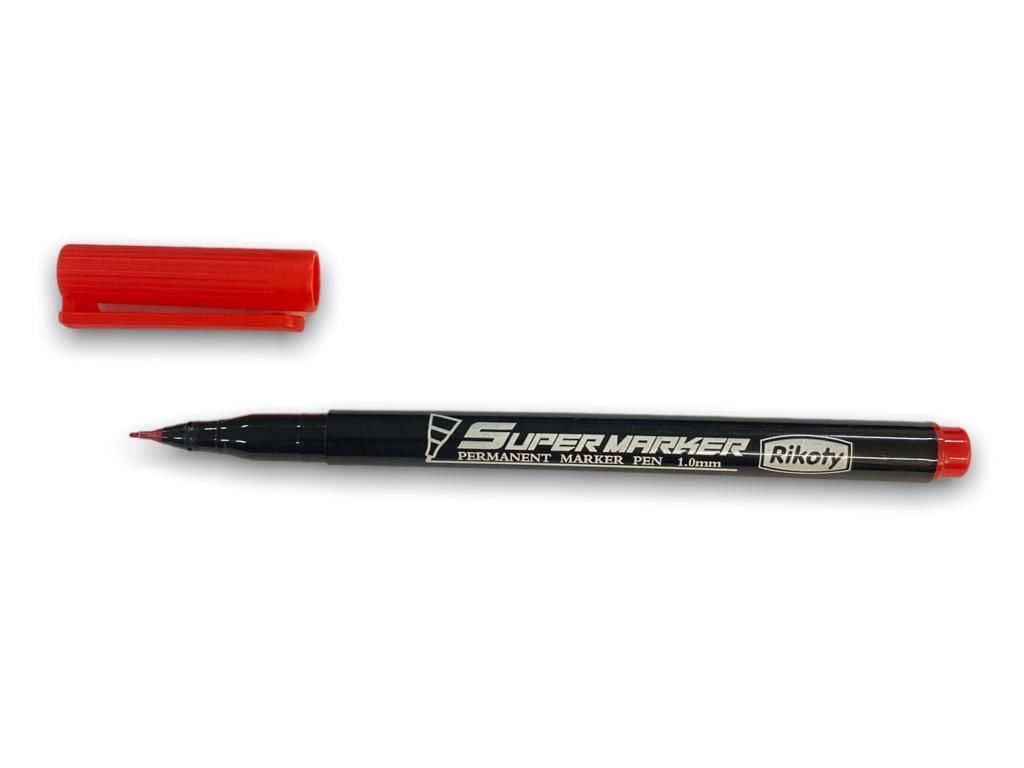 Lisinya202 Rikoty G-0921 Kırmızı 1 mm Uçlu Süper Marker Kalem