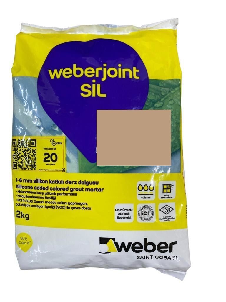 Lisinya202 Weber Joint Sil 414 Granit Gri Derz Dolgu 2 Kg