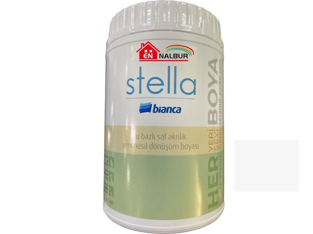 Lisinya202 Bianca Stella 0101 Beyaz Su Bazlı Saf Akrilik Boya 0,5 Litre
