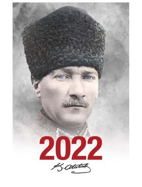 Lisinya404 2022 Atatürk Ajandası Komutan - Beyaz