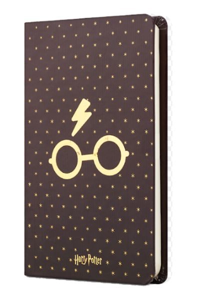 Lisinya404 Harry Potter Sert Kapak Mini Defter Gözlük Bordo