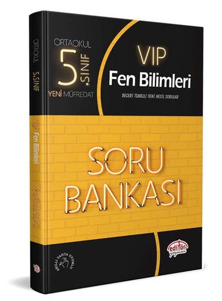 Editör 5. Sınıf VIP Fen Bilimleri Soru Bankası (Yeni)