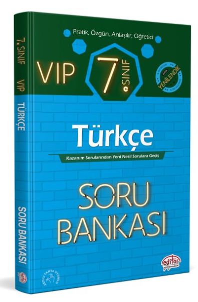 Editör 7. Sınıf VIP Türkçe Soru Bankası