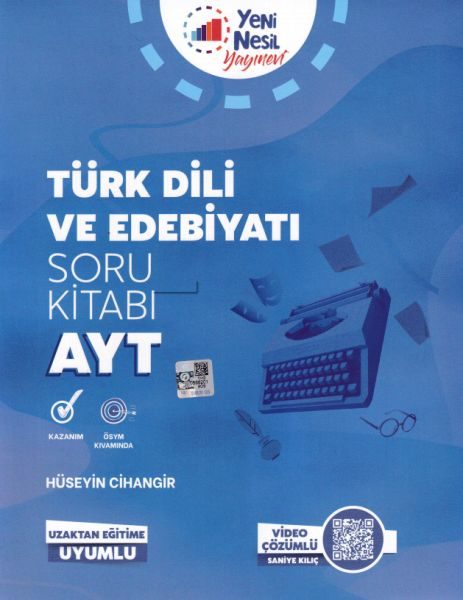 Yeni Nesil 2021 AYT Türk Dili ve Edebiyatı Soru Kitabı