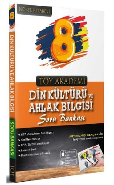 Toy Akademi Yayınları 8. Sınıf Din Kültürü ve Ahlak Bilgisi Soru Bankası (Yeni)