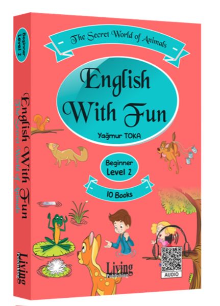 English With Fun Level 2 - 10 Kitap - The Secret World Of Animals
