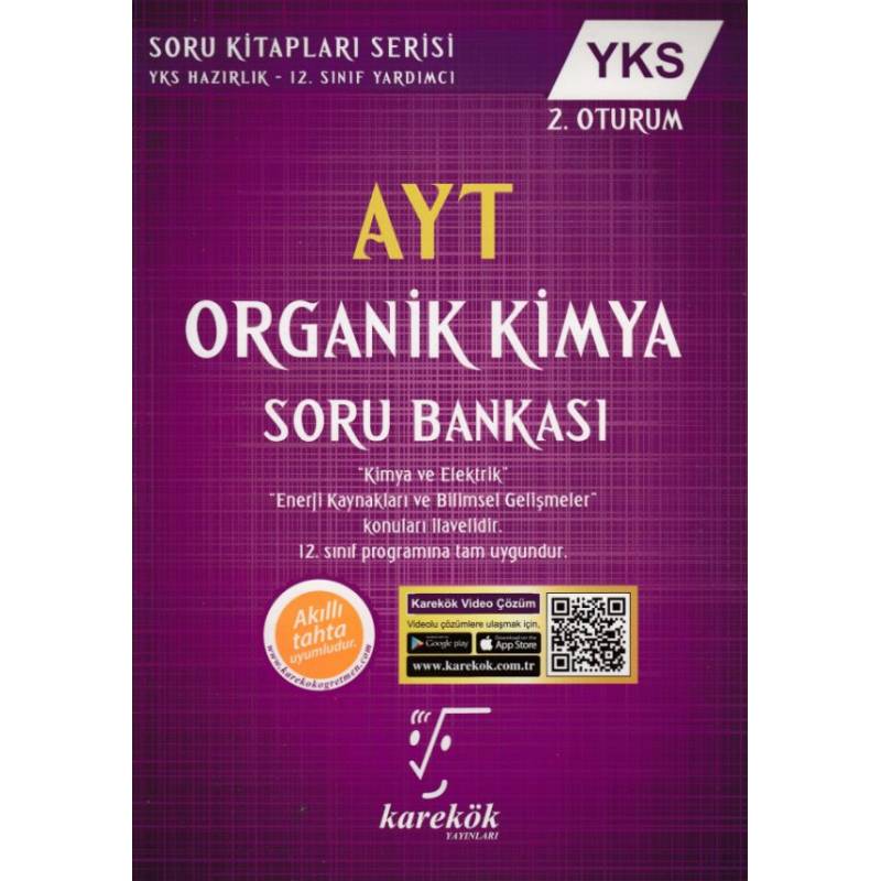 Karekök AYT - YKS 2. Oturum Organik Kimya Soru Bankası (Yeni)