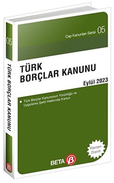 Lisinya404 Türk Borçlar Kanunu - Eylül 2023