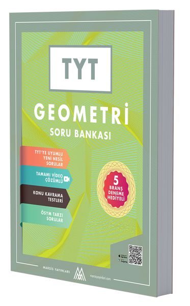 Marsis Yayınları Tyt Geometri Soru Bankası 5 Deneme Hediyeli-Video Çözümlü