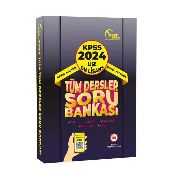 Lisinya218  Doktrin Yayınları 2024 KPSS Lise Önlisans Tüm Dersler Tek Kitap Soru Bankası