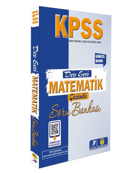 Tasarı Yayınları KPSS Dev Seri Matematik Soru Bankası