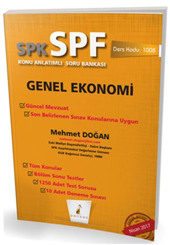 SPK-SPF Genel Ekonomi Konu Anlatımlı Soru Bankası