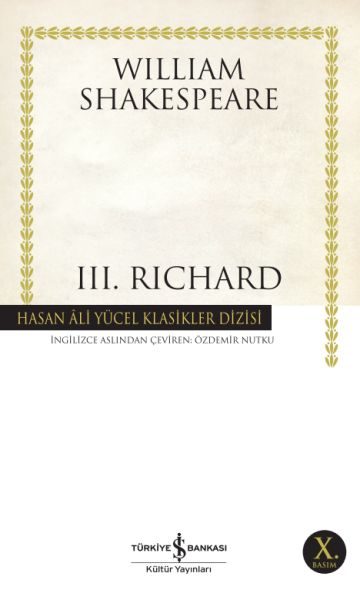 III. Richard - Hasan Ali Yücel Klasikleri