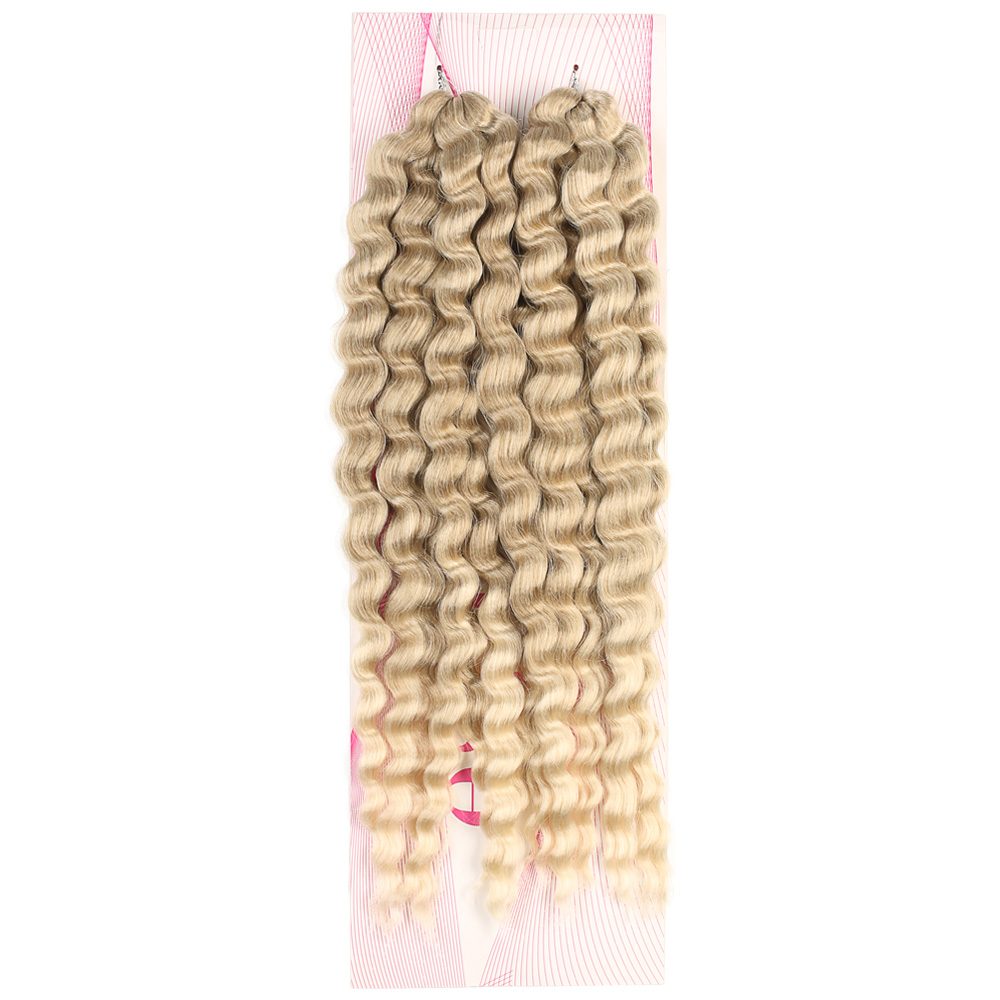 Lisinya201 Nice Bulk Afro Su Dalgası Saç / Küllü Balköpüğü / Platin Ombreli