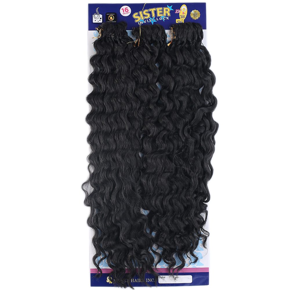 Lisinya201  Sister Afro Dalgası Saç/Koyu Kestane 2