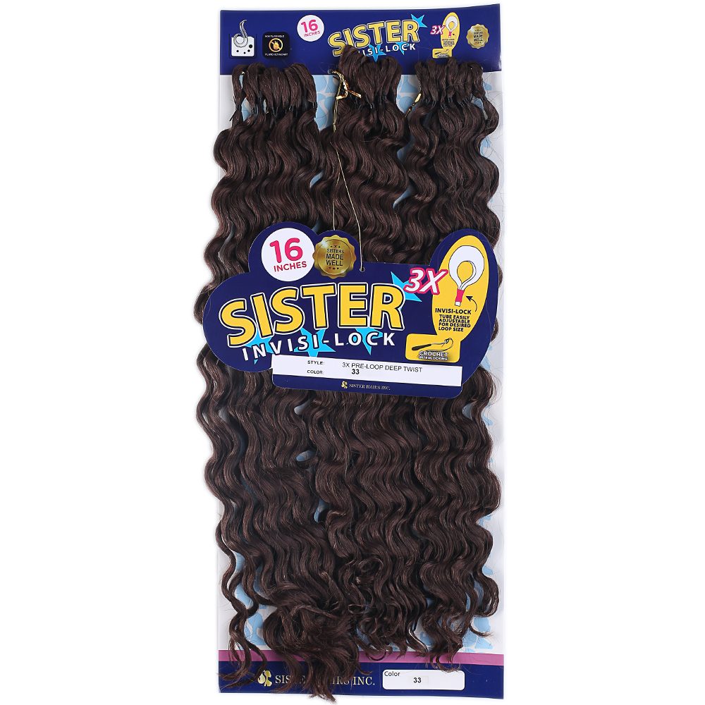 Lisinya201  Sister Afro Dalgası Saç / Koyu Kahve 33